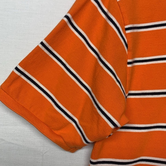 Polo Ralph Lauren Orange Striped Polo Shirt - Picture 4 of 8